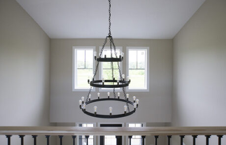 Acreage Home Deck Interior Light Fixture