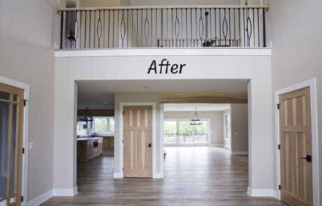 Acreage Home Remodel Interior Catwalk After