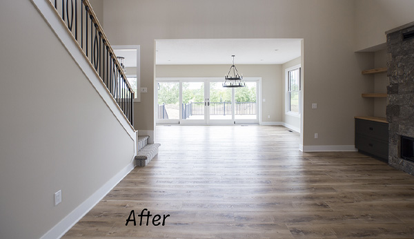 Acreage Home Remodel Interior Main Level After