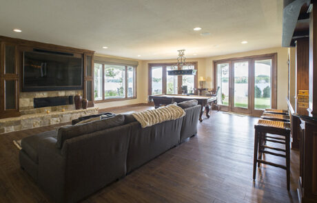 basement-full-layout-entertainment-space Basement Full Layout Entertainment Space
