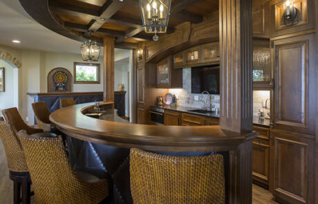 custom-basement-circular-bar-minnesota Custom Basement Circular Bar Minnesota