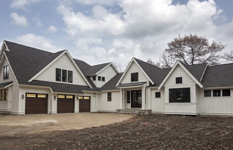 Custom Home Acreage Minnesota Front Elevation