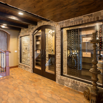 old-world-basement-wine-cellar-minnesota Old World Basement Wine Cellar Minnesota
