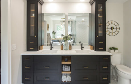 Bathroom Open Shelving Vanity