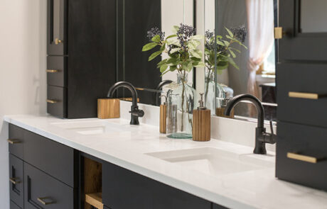 Primary Bathroom Custom Vanity Dual Sink
